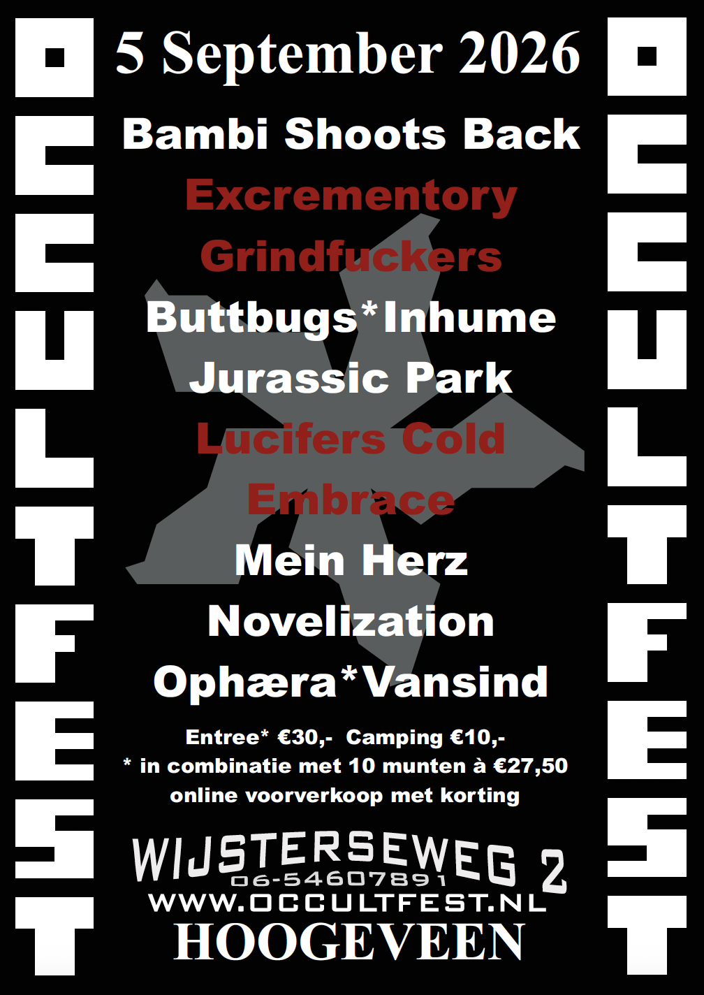 Lineup Occultfest 2026
